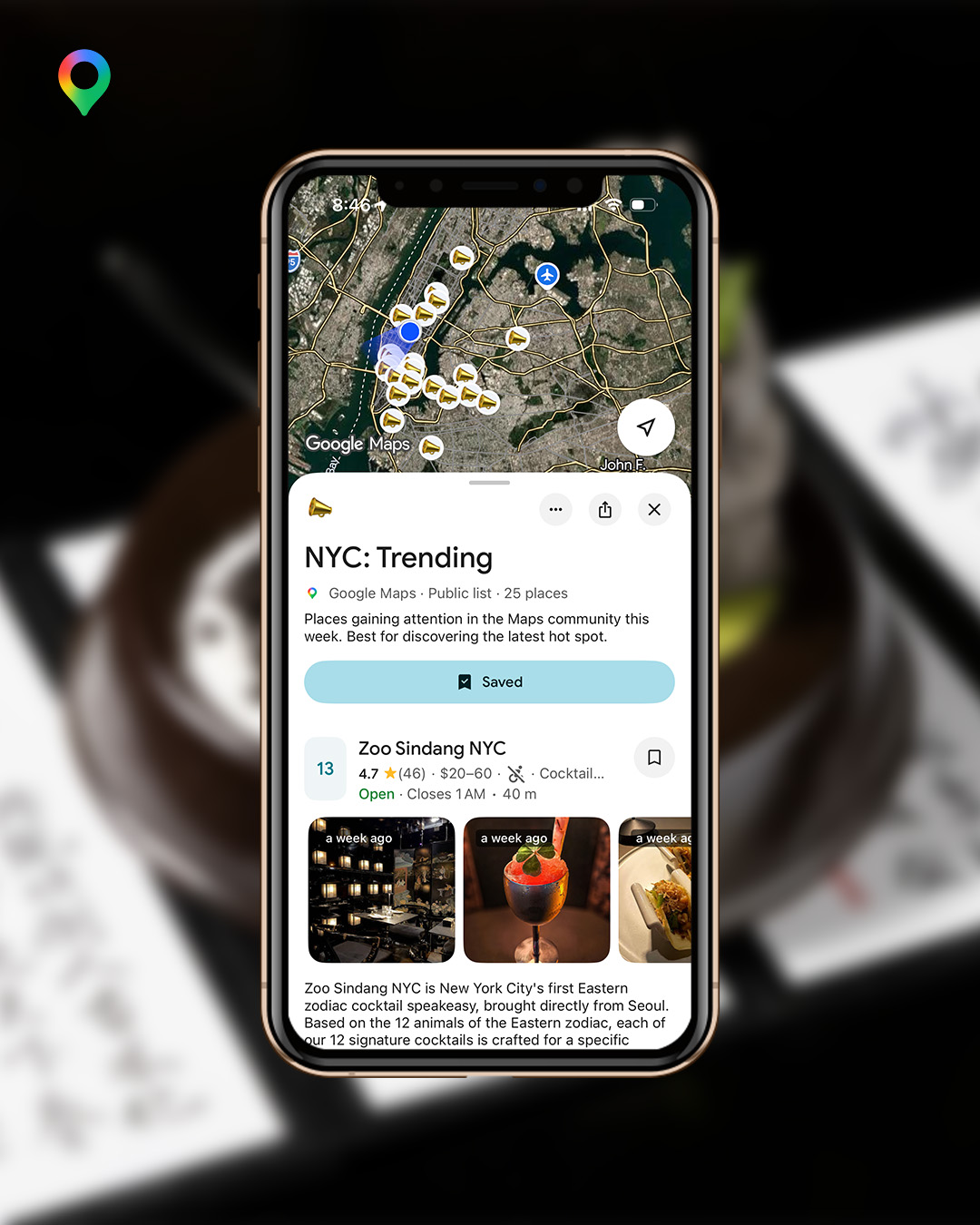 Google Maps — NYC: Trending